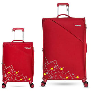 Timus Flash Plus Stylish Check-in Travel Combo Set 58 cm 78 cm Trolley luggage. Expandable Cabin Check-in