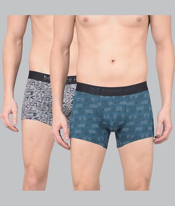 Force NXT Pack of 2 Cotton Trunks For Men's ( Multicolor )