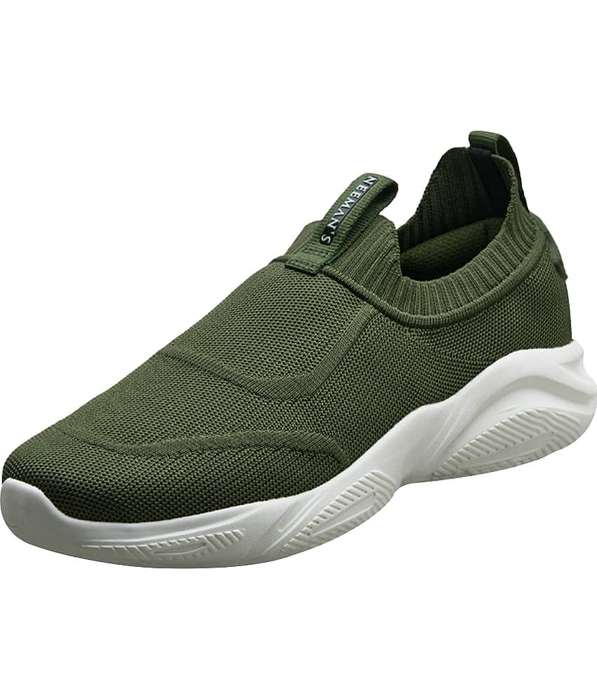 Neemans Sole Max Slip-ons Olive Men's Slip-on Shoes
