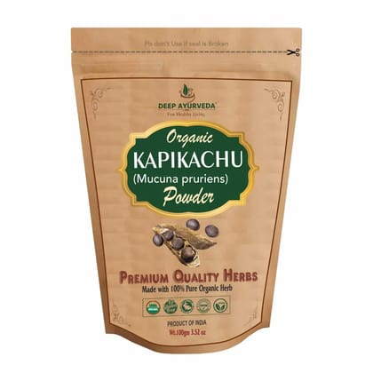 Organic Kapikachu Powder (Mucuna Pruriens) - Boosts Libido, Reduces Stress & Supports Men’s Health
