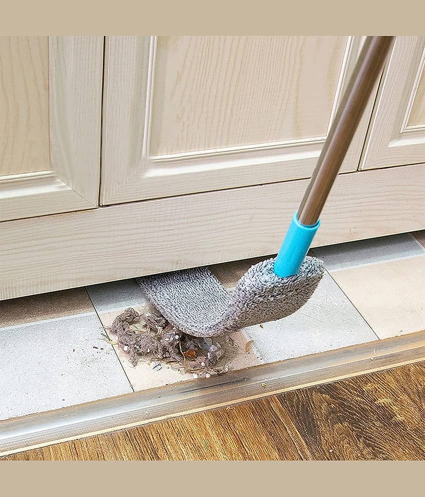 Gap Dust Cleaner Under Appliance Microfiber Duster Dust Brush with Extension Pole, Cleaning Duster for Bed Sofa High Ceilings Furniture Bottom Household Gap Duster