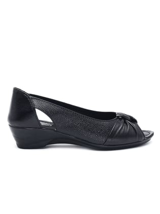 Delco Wedge Heel Casual Pull on-36 / Black