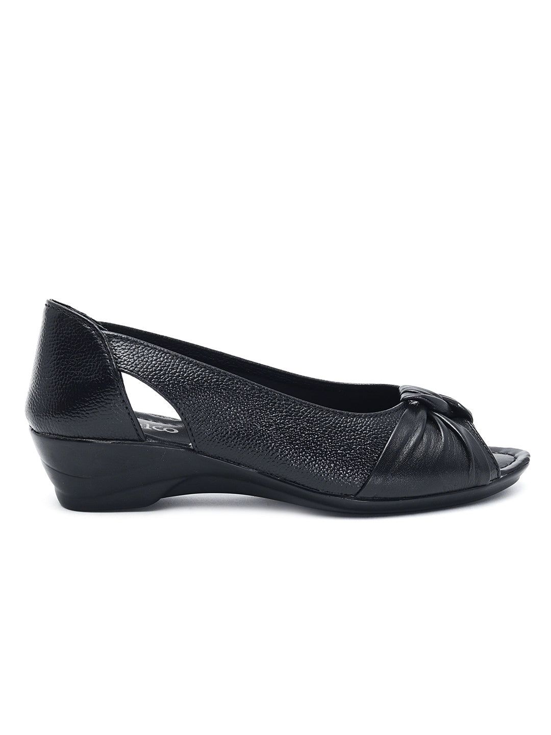 Delco Wedge Heel Casual Pull on-36 / Black