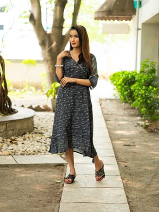 Linen dress-3XL