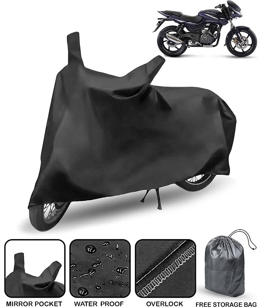 AutoRetail Bike Body Cover for Bajaj Pulsar 180 ( Pack of 1 ) , Black