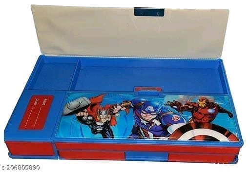 CARTOON Big Size Jumbo Pencil Box