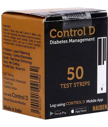 Control D 50 Test Strips Hdcdstp50