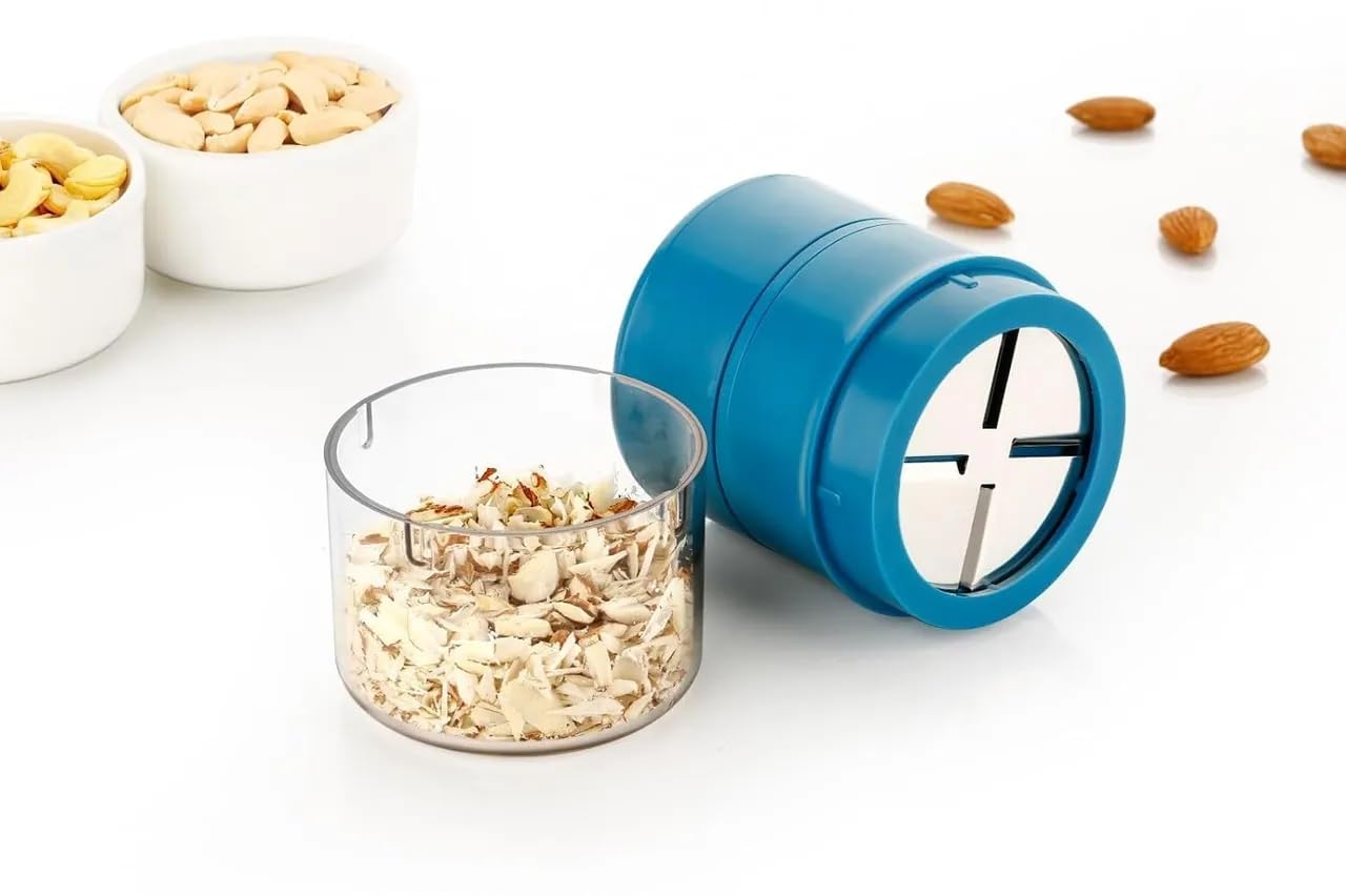 VillWin Dry Fruit and Nut Cutter fine Cup Slicer Kitchen Gadget for Dry Fruit Chopper, Badam kaaju Walnut Pista Cutter Chopper Machine Hand Nuts Chopper for Kitchen Items for Gift Home Gadgets