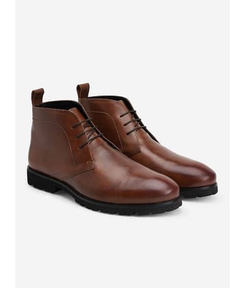 HATS OFF ACCESSORIES Tan Men's Derby Formal Shoes