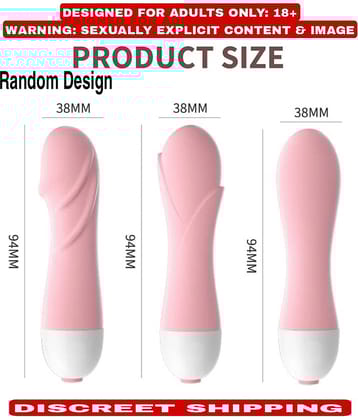 KAMAHOUSE 10 FREQUENCY WATERPROOF SILENT G-SPOT PARSONAL POCKET VIBRATOR FOR WOMEN (RANDOM DESIGN)