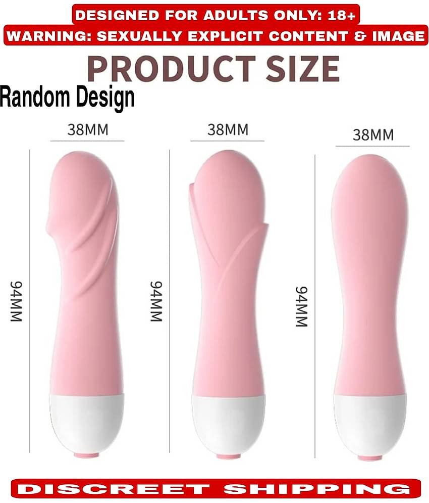 KAMAHOUSE 10 FREQUENCY WATERPROOF SILENT G-SPOT PARSONAL POCKET VIBRATOR FOR WOMEN (RANDOM DESIGN)