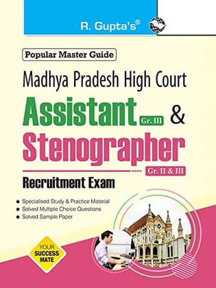Madhya Pradesh High Court ' Assistant (Gr. III) & Stenographer (Gr. II & III) Recruitment Exam Guide [Paperback] [Feb 25, 2023] RPH Editorial Board