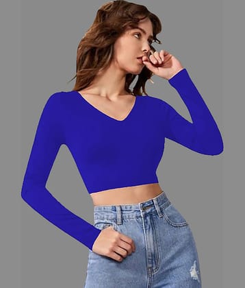 Dream Beauty Fashion Women's Polyester Crop Top ( Maroon )