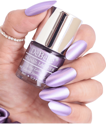 DeBelle Chrome Wine Metallic Nail Polish 8 ( Pack of 1 )