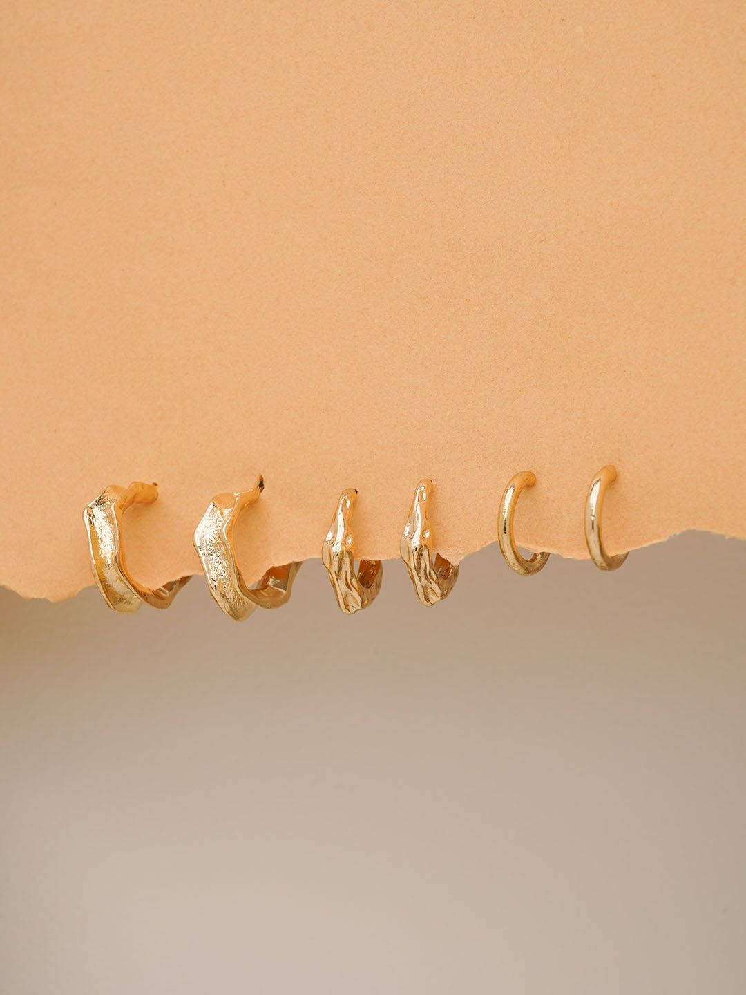 3 Pairs Classic Hoop Earrings