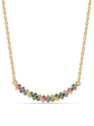 Color Pops Gold Necklace For Women