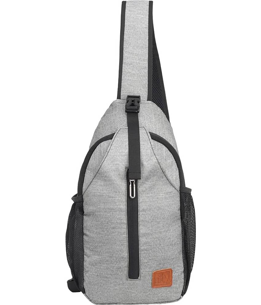 Fly Fashion Light Grey 6 Ltrs Backpack