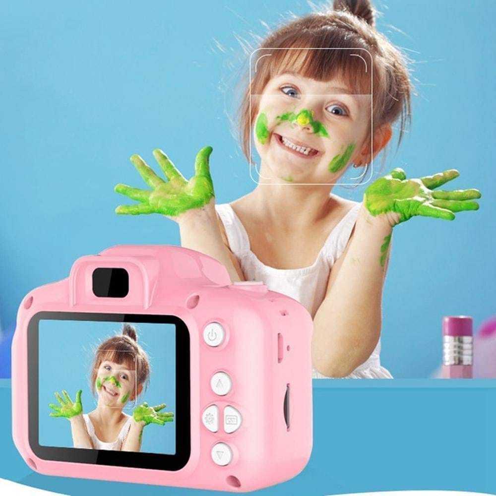 Kids Camera, Children's Digital Camera, Mini Camera for 3-12 Year Old Boys Girls, Small Camera with 2.0 Inch IPS Screen, 1080P HD Video, 32GB Micro SD Card, Shockproof, Birthday Gifts for Kids