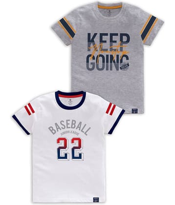 CODEZ Pack of 1 Boys Cotton Blend T-Shirt ( Multi Color )