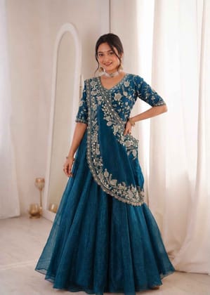 Embroidered Lehenga Choli Set