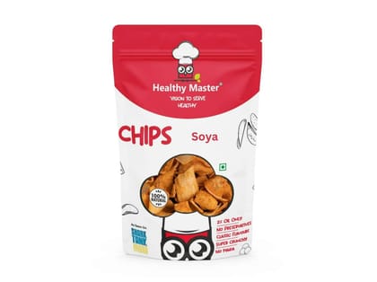Healthy Master Soya Chips - Baked and Nutritious  - 100 Gram