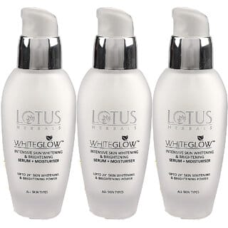 Lotus Herbals Whiteglow Intensive Skin Whitening  Brightening Serum  Moisturizer  30Ml   (Pack Of 3)