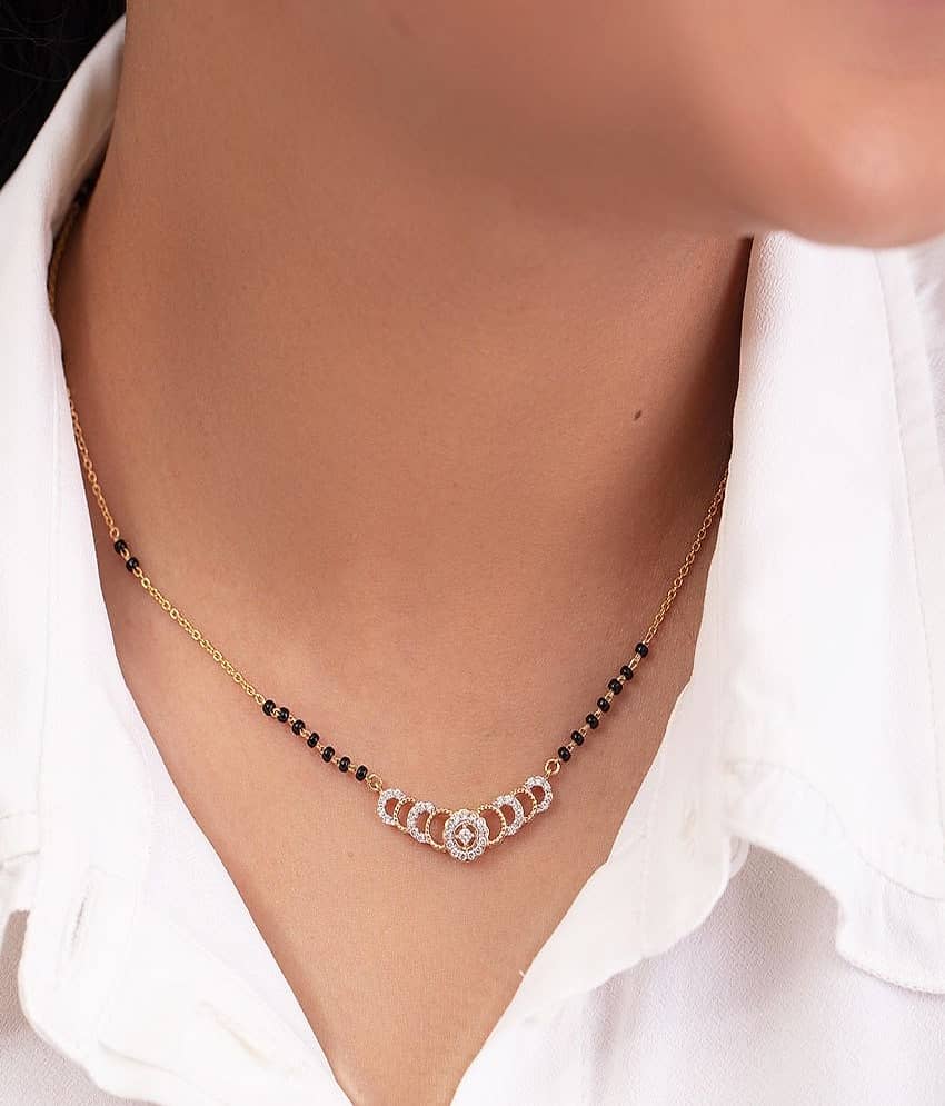 MGSV Golden Mangalsutra ( Pack of 1 )