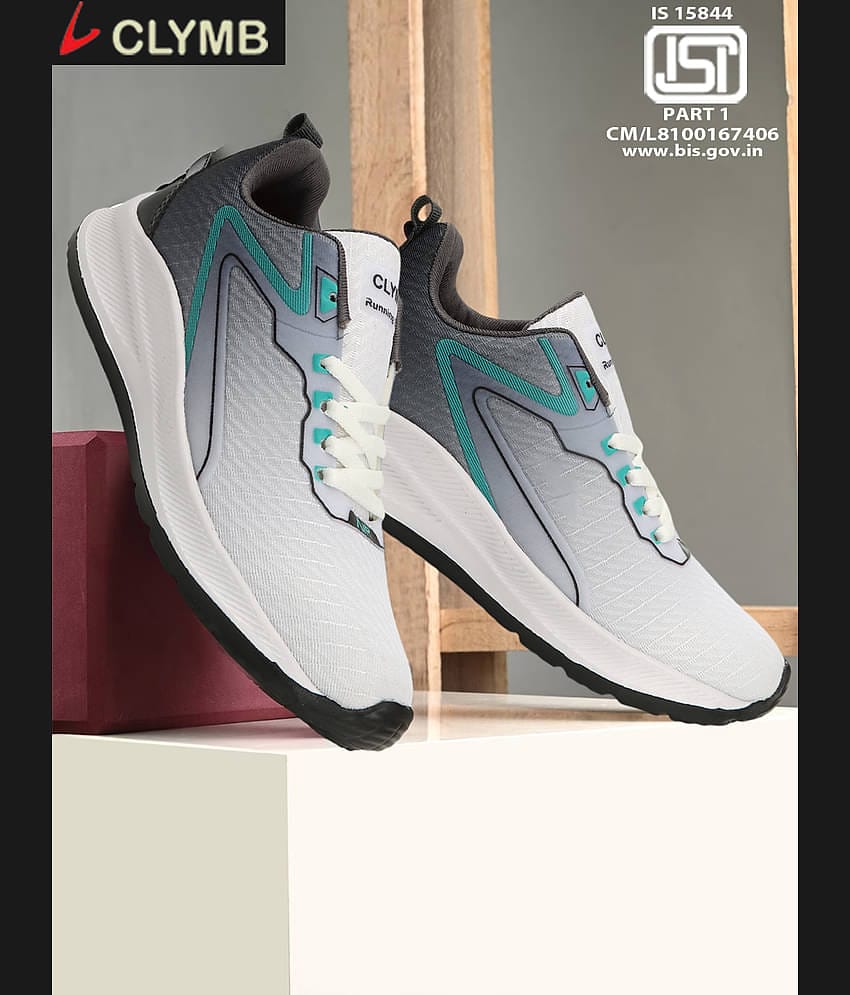 Clymb Black Men's Sports Running Shoes