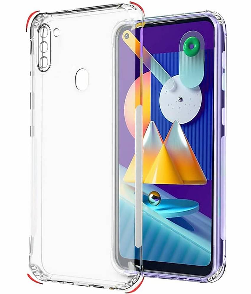 VAKIBO Plain Cases Compatible For Silicon Samsung Galaxy M11 ( Pack of 1 )