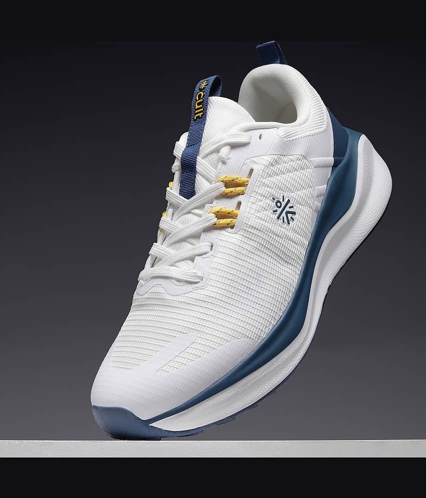 Cult Zyro White Men's Sports Running Shoes