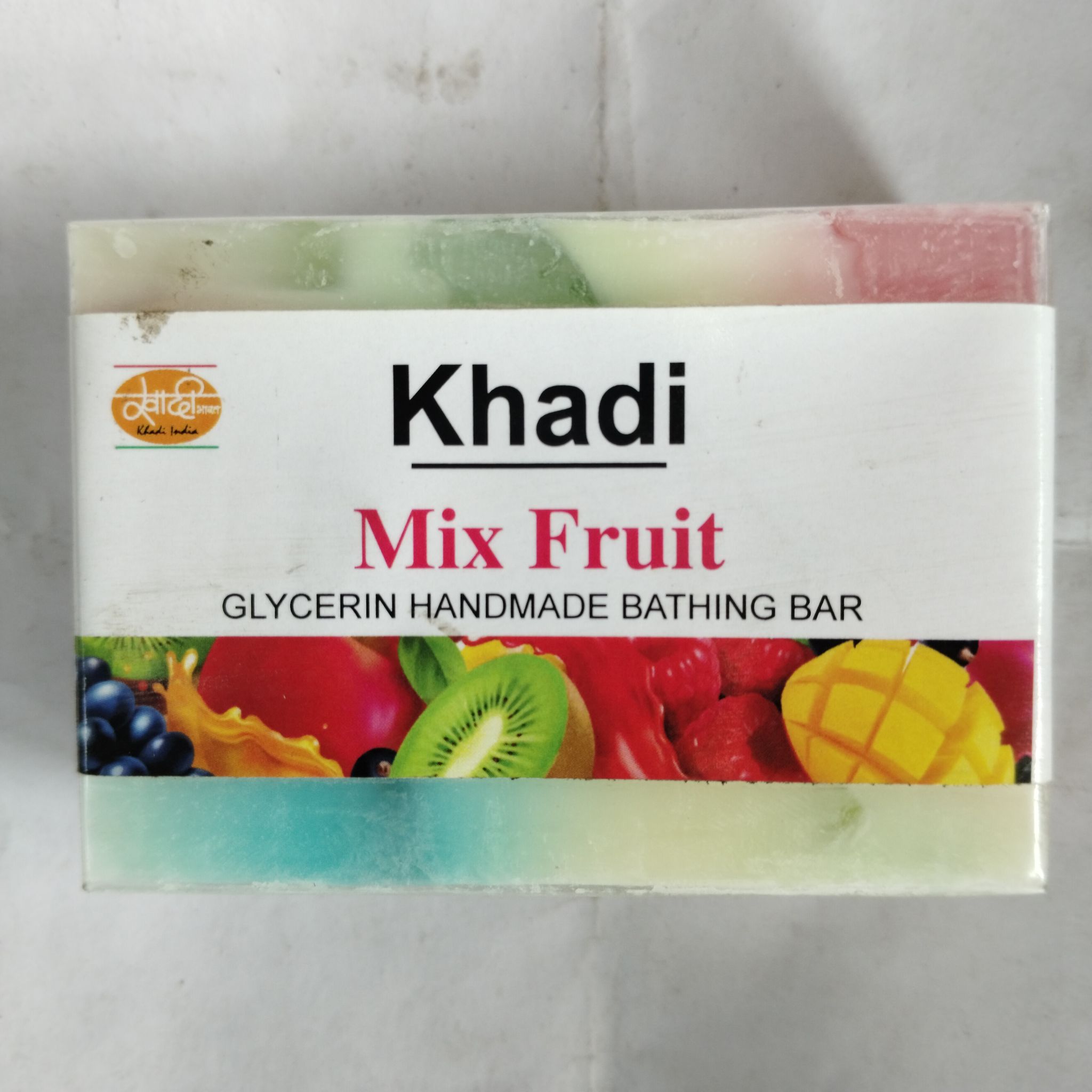 Khadi Mix fruit Glycerin handmade bathing bar 