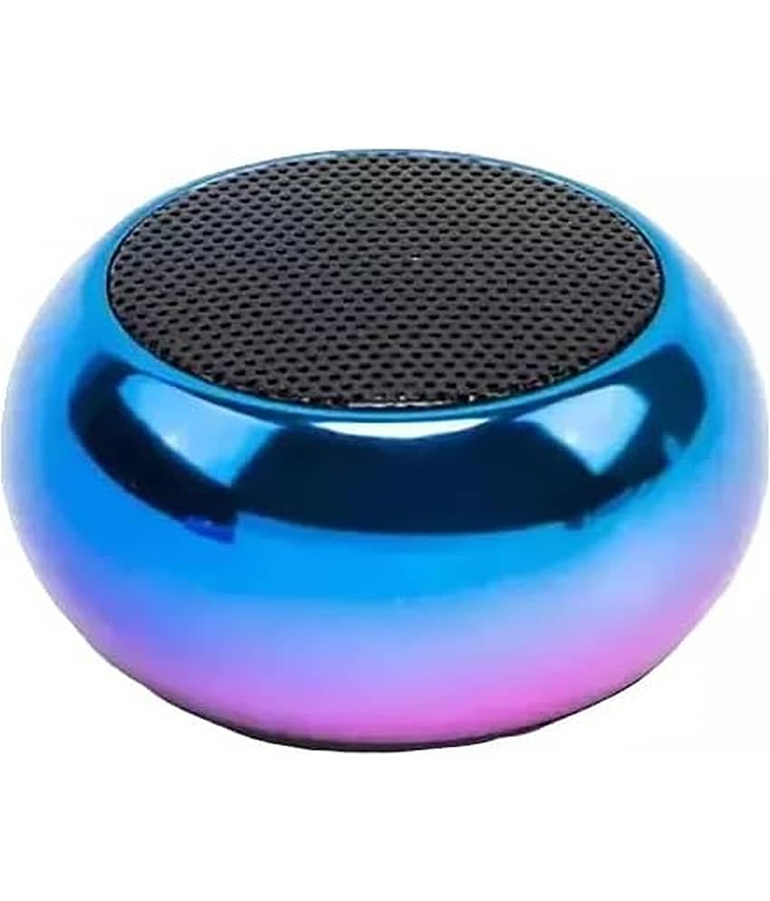 MS Wholesellar 3D Mini Speaker 200 W Bluetooth Speaker Bluetooth v5.0 with 3D Bass Playback Time 5 hrs Blue