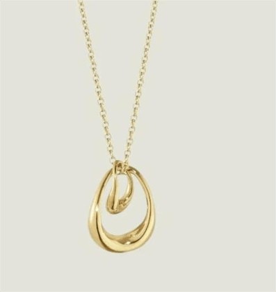 Gold Infinite Loop Chain Pack of 2