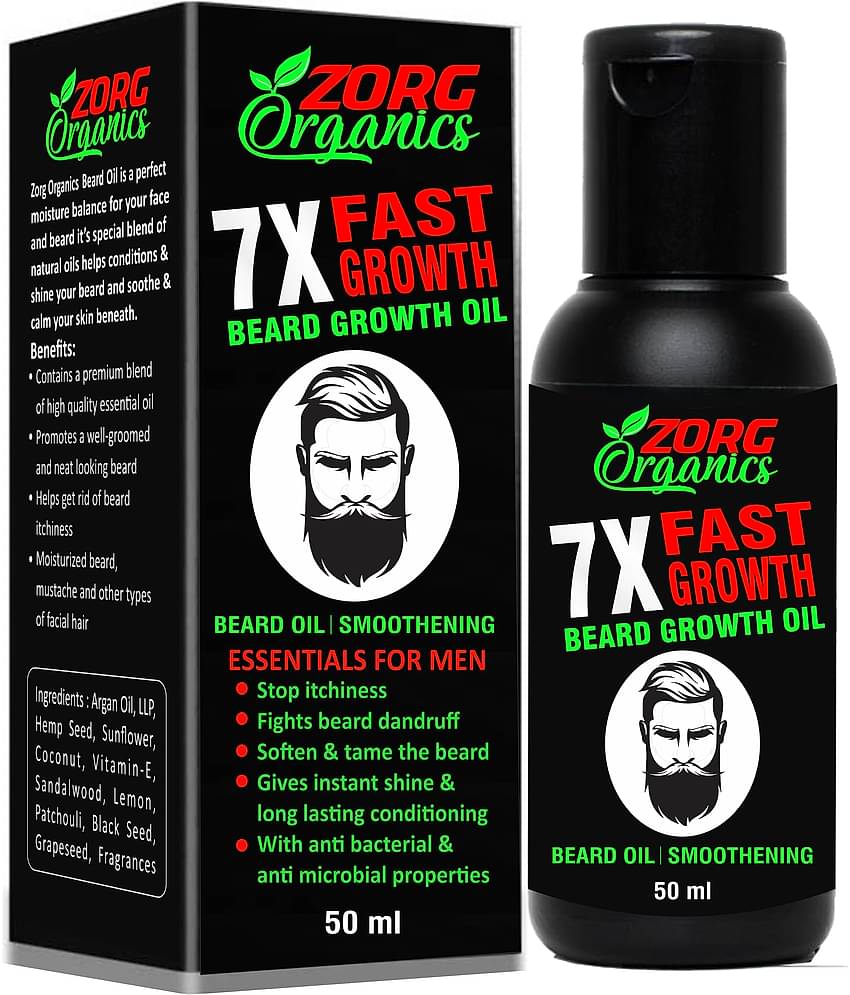 Zorg Organics 7X Beard Oil Growth Oil 50 ml