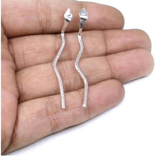 ASTRO-D 999 PURE SILVER NAAG NAAGIN SHIVRATRI SHIVA POOJA SANKES PAIR, (Silver, Silver)
