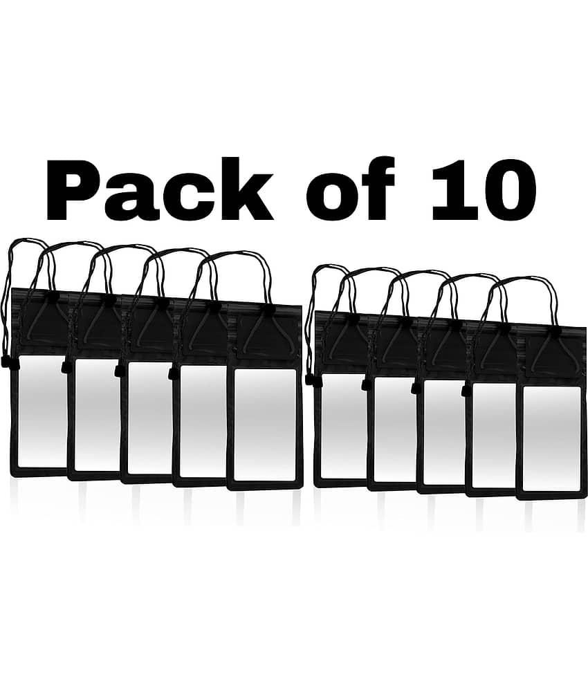 QMKT Waterproof Pouch Bag Cover for Mobile Phone (Pack of 10) Travel Pouch