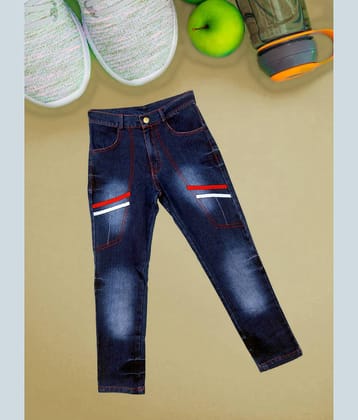 Me N My CLOSET Pack of 1 Boys 100% Cotton Jeans ( Navy )