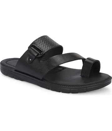 Leeport Brown Men's Leather Slipper