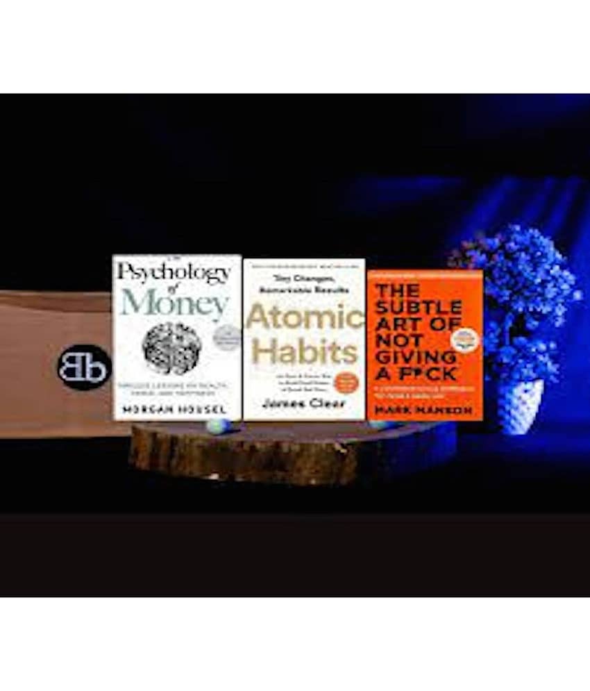 Books Combo (Atomic Habit ,The Subtle Art Not Giving A F*ck, Psychology of money)- Paperback