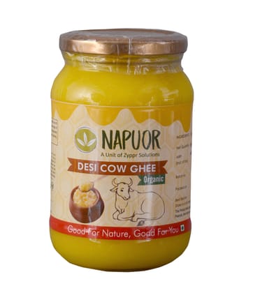NAPUOR Bilona Pure Desi Ghee, 500 ml NAPUOR Bilona Pure Desi Ghee, 500 ml