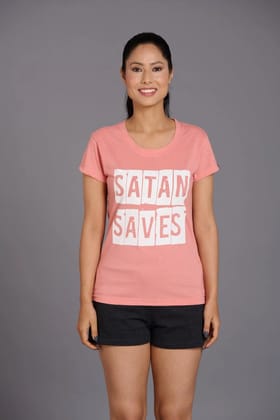 Satan Saves Oversized T-Shirt for Women