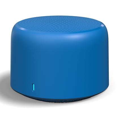 Portronics 5W Pico Mini HD Sound Portable Bluetooth Speaker With In-Built Mic, Strong Lanyard, Upto 4 Hours Playtime, Bluetooth 5.3V, Type C Fast Charging, Light Weight (Blue)