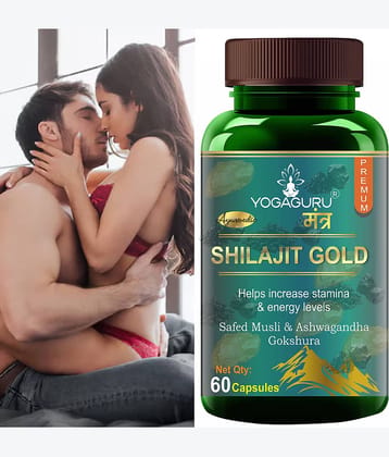 Shilajeet Gold Capsules, Pure Shilajit, Original Shilajit, Pure Shilajit Capsule, for Vigour & Vitality, enriched with Shilajit,