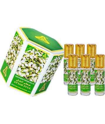 Al-Hayat Musk Non- Alcoholic Miniature Attar ( Pack of 6 )