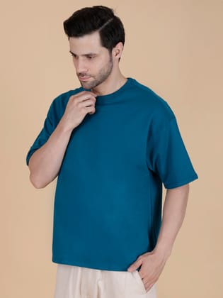 Oversized Solid (Teal)-S