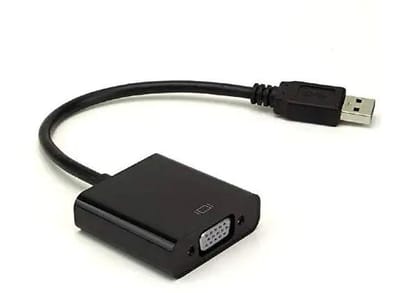 USB 3.0 (M) to VGA (F) Adapter, Converter 1080P Multi-Display Video Cable for Laptop Desktop PC to Monitors, Projector, TV USB 3.0 (M) to VGA (F) Adapter, Converter 1080P Multi-Display Video Cable for Laptop Desktop PC to Monitors, Projector, TV