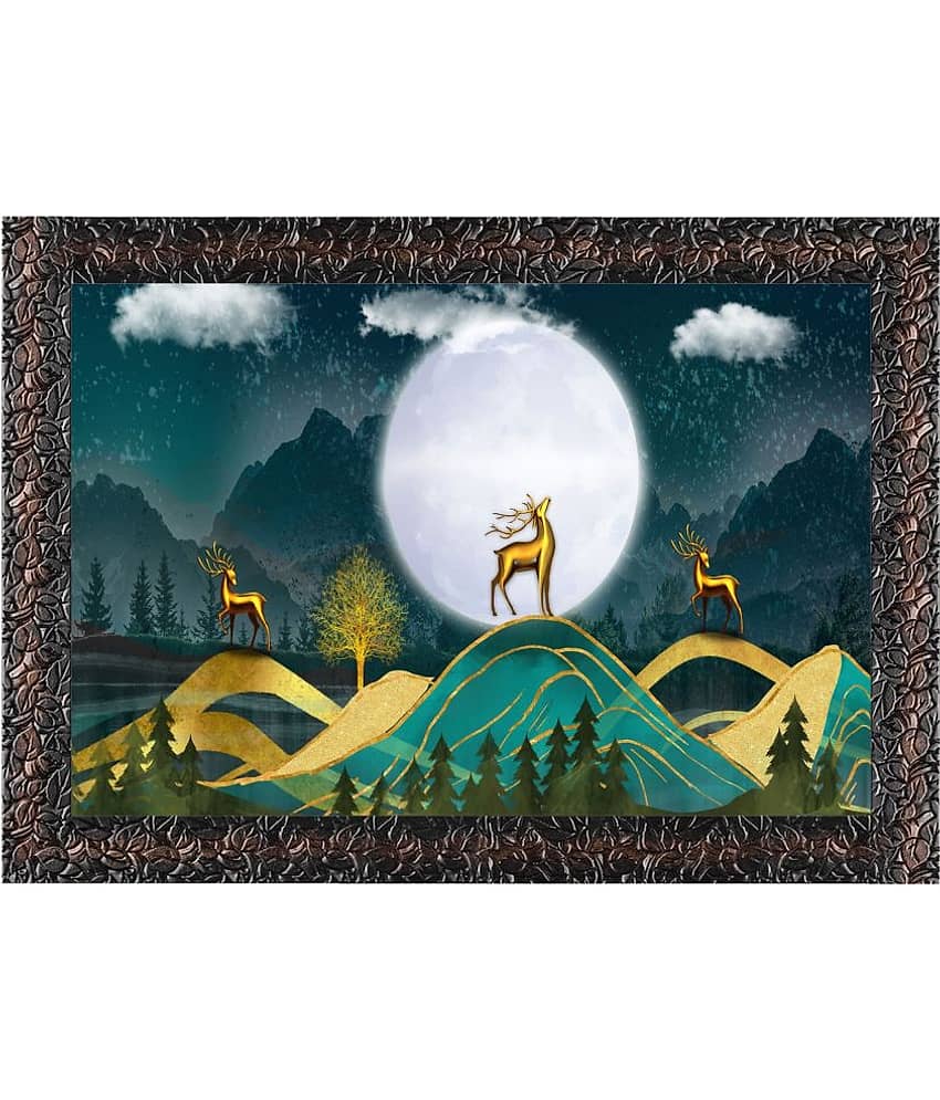 Indianara Animal Painting With Frame