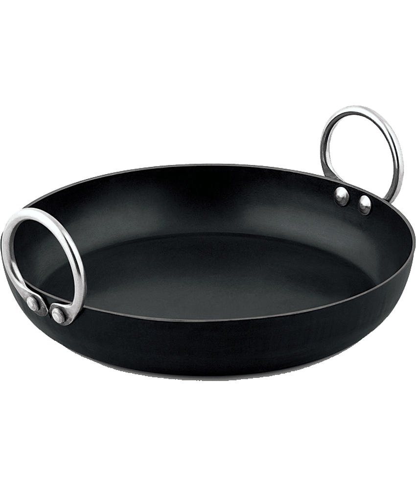 Veer - Iron Non coated Shallow Kadhai 2 mm ( 2.5 ) L