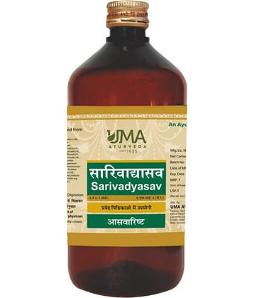 Uma Ayurveda Sarivadyasava Liquid 450 Ml Pack of 1