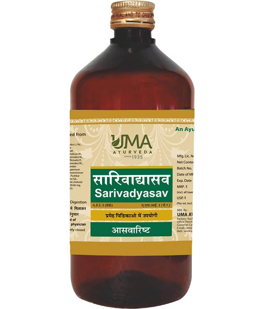 Uma Ayurveda Sarivadyasava Liquid 450 Ml Pack of 1